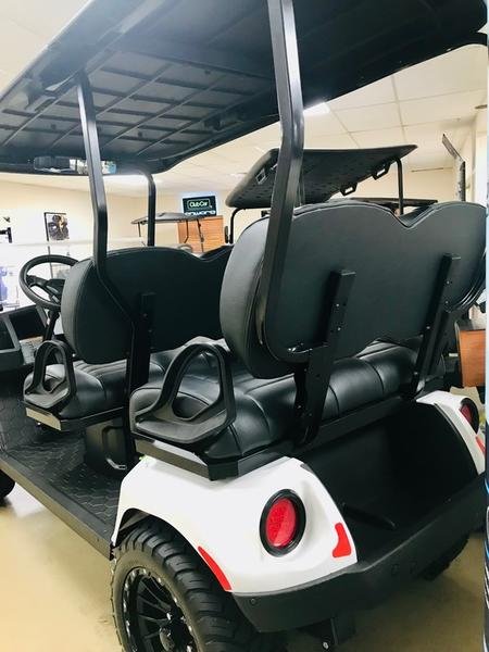 2025 e z go liberty elite lithium ptv | bright white | 4 forward facing seats sale!