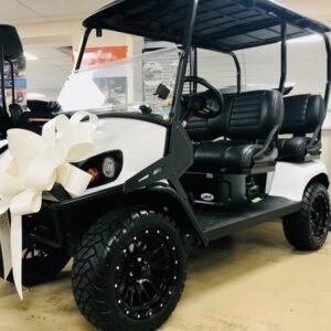 2025 e z go liberty elite lithium ptv | bright white | 4 forward facing seats sale!