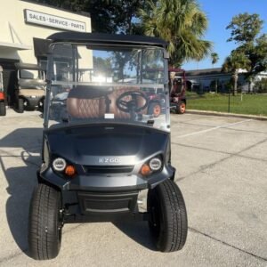 2025 e z go liberty elite lithium ptv | metallic charcoal | 4 forward facing seats sale!