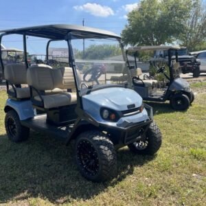 2025 e z go liberty elite lithium ptv | ocean grey | 4 forward facing seats | sale price!