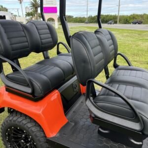 2025 e z go liberty elite lithium ptv | solar flare | 4 forward facing seats | sale price!