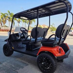 2025 e z go liberty elite lithium ptv | solar flare | 4 forward facing seats | sale price!