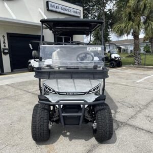 2026 star ev j model 4+2 lsv | lifted 6 passenger lithium | white | premium family shuttle sale!