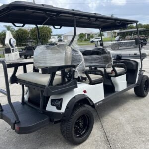 2026 star ev j model 4+2 lsv | lifted 6 passenger lithium | white | premium family shuttle sale!