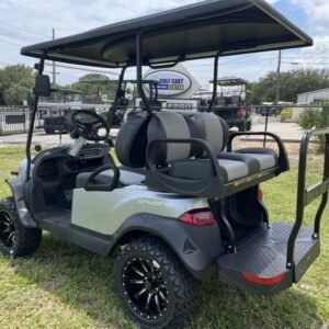 2026 club car onward lifted 4 passenger gas ptv | metallic signature silver | unlimited range sale!