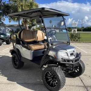 2026 club car onward lifted 4 passenger gas ptv | metallic midnight silver | rugged luxury!