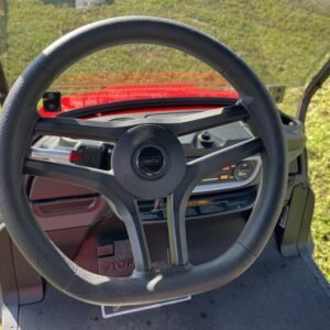 2026 club car onward lifted 4 passenger gas golf cart | rally red | all day range & power!