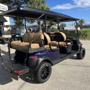 2026 club car onward lifted 6 passenger gas ptv | onyx blue | unlimited family fun!