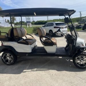 2026 club car onward lifted 6 passenger hp lithium ptv | glacier white | zero maintenance luxury!