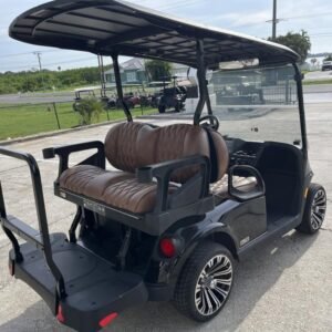 2026 e z go freedom rxv elite lithium | black w/ amarillo seats | zero maintenance power!