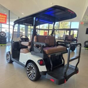 2026 e z go rxv 4 touring stl elite lithium | lifted ptv in bright white | premium electric sale!