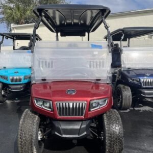 2025 evolution d5 ranger 4 flamenco red | forward facing 4 seater cart