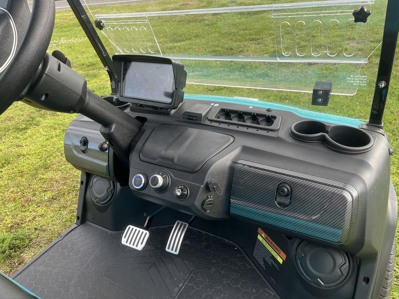 2025 evolution d5 ranger 4 portimao blue | forward facing 4 seater cart